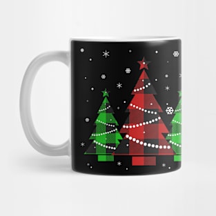 Buffalo Plaid Christmas Tree TShirt Gift Mug